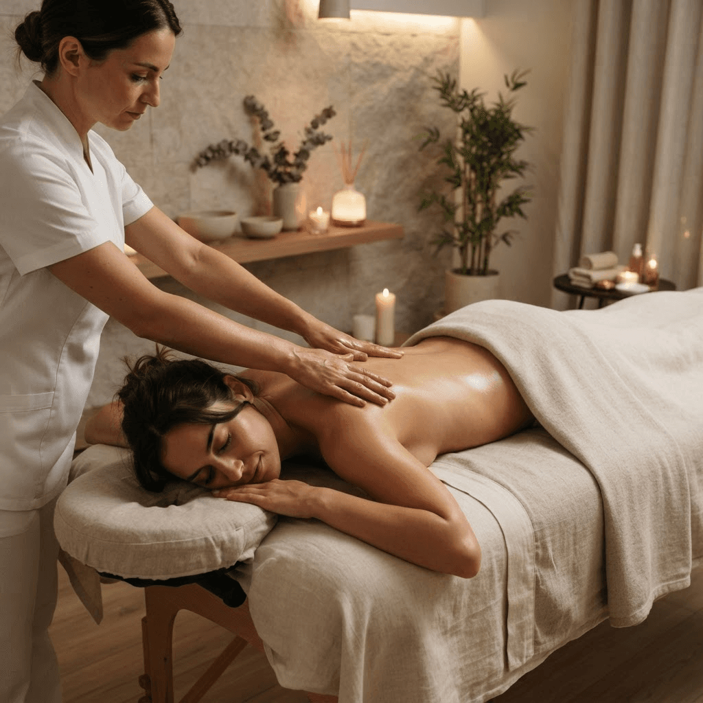 Masaje descontracturante: alivia tensiones y estrés - Skin Experts Pamplona