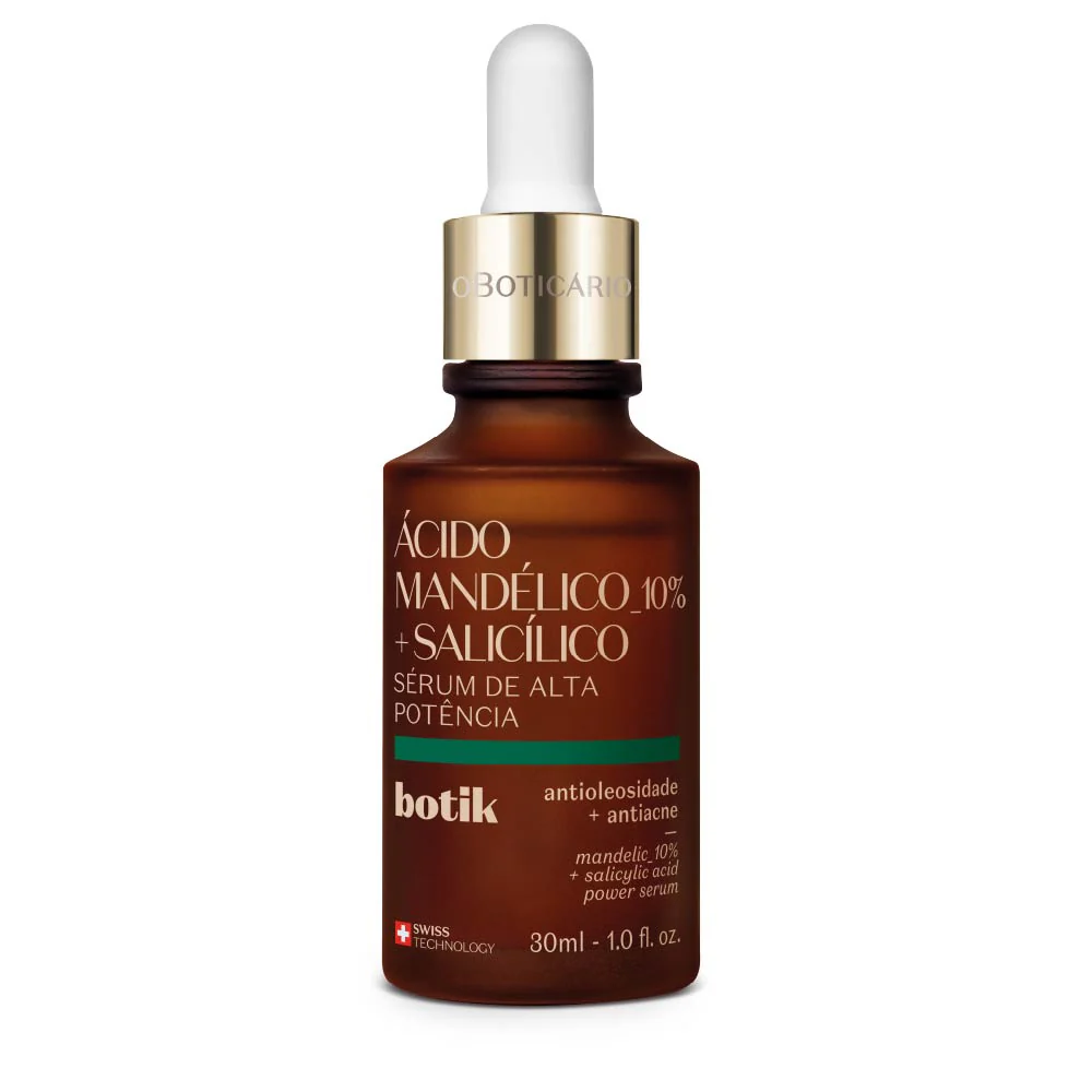 Sérum de Alta Potência Botik Ácido Mandélico e Salicílico, 30ml - O Boticário - Skin Experts Pamplona