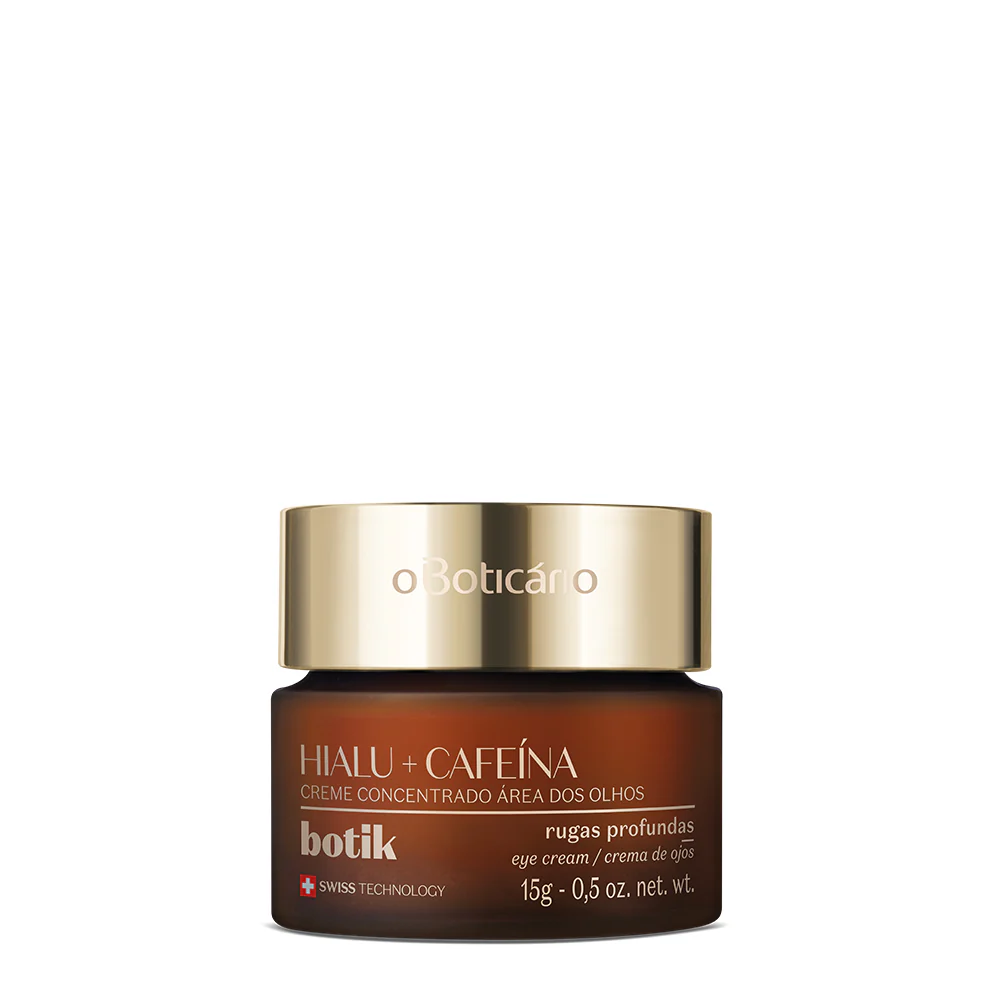 Crema concentrada para la zona de ojos Botik con Ácido Hialurónico y Cafeína, 15g O Boticário - Comprar en Skin Experts Pamplona