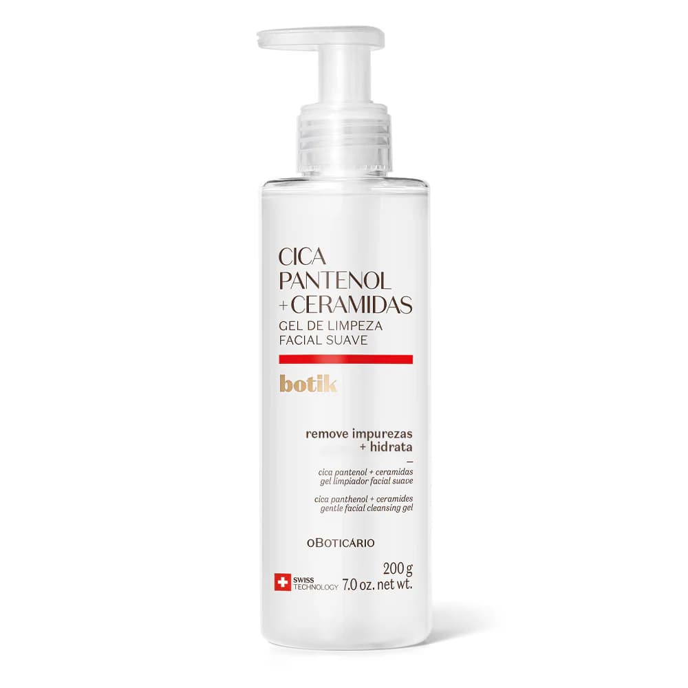 Botik Cica Pantenol y Ceramidas Gel Limpiador Suave 200g O Boticário - Comprar en Skin Experts Pamplona