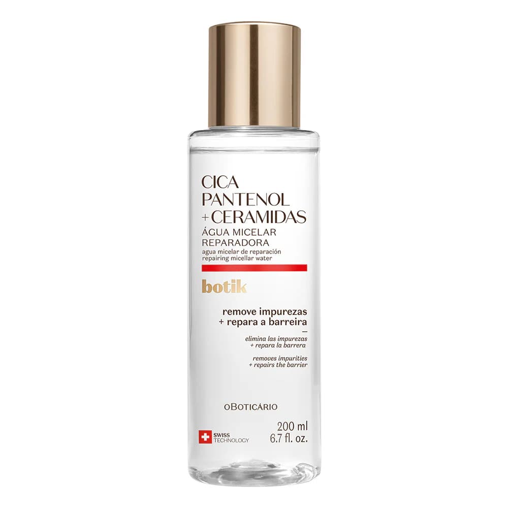 Botik Cica Reparación de agua micelar Pantenol y ceramidas 200 ml O Boticário - Comprar en Skin Experts Pamplona