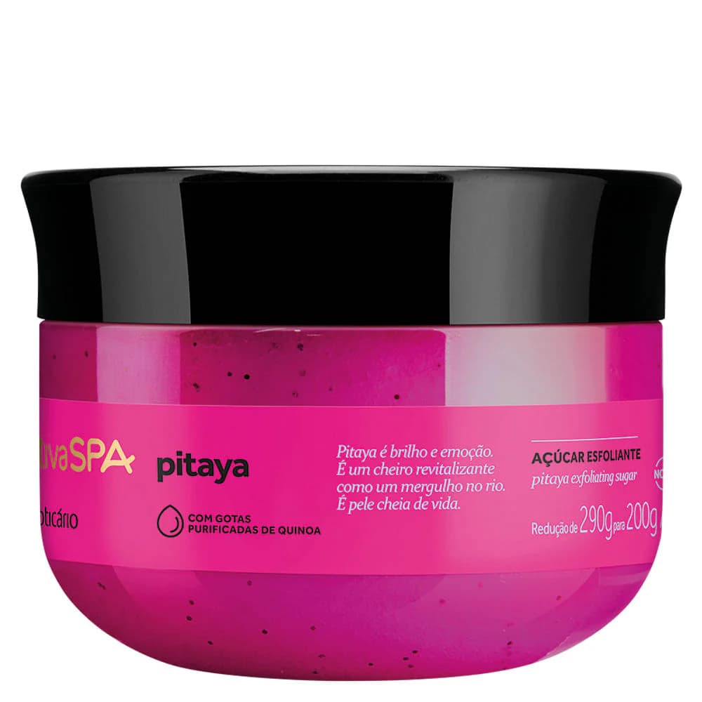 Azúcar exfoliante nativo Spa Pitaya, 200 g - O Boticário - Skin Experts Pamplona