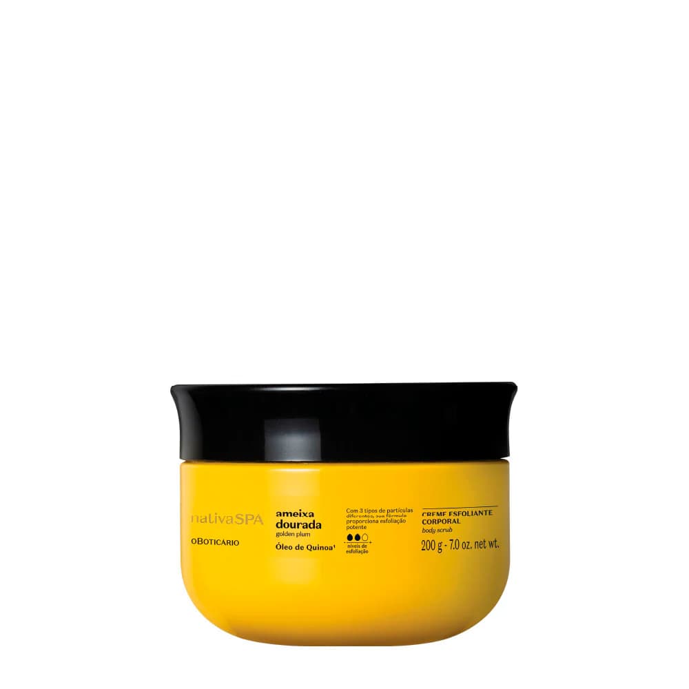 Crema exfoliante corporal nativa Spa Golden Plum, 200 g O Boticário - Comprar en Skin Experts Pamplona