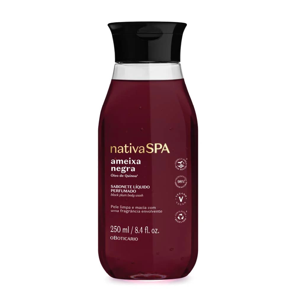 Jabón líquido con aroma a ciruela negra Native Spa, 250 ml - O Boticário - Skin Experts Pamplona