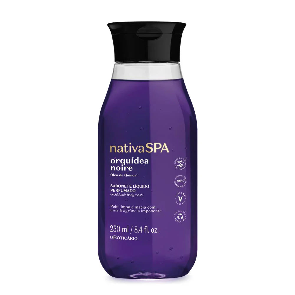 Jabón líquido perfumado Native Spa Orchid Noire, 250 ml O Boticário - Comprar en Skin Experts Pamplona